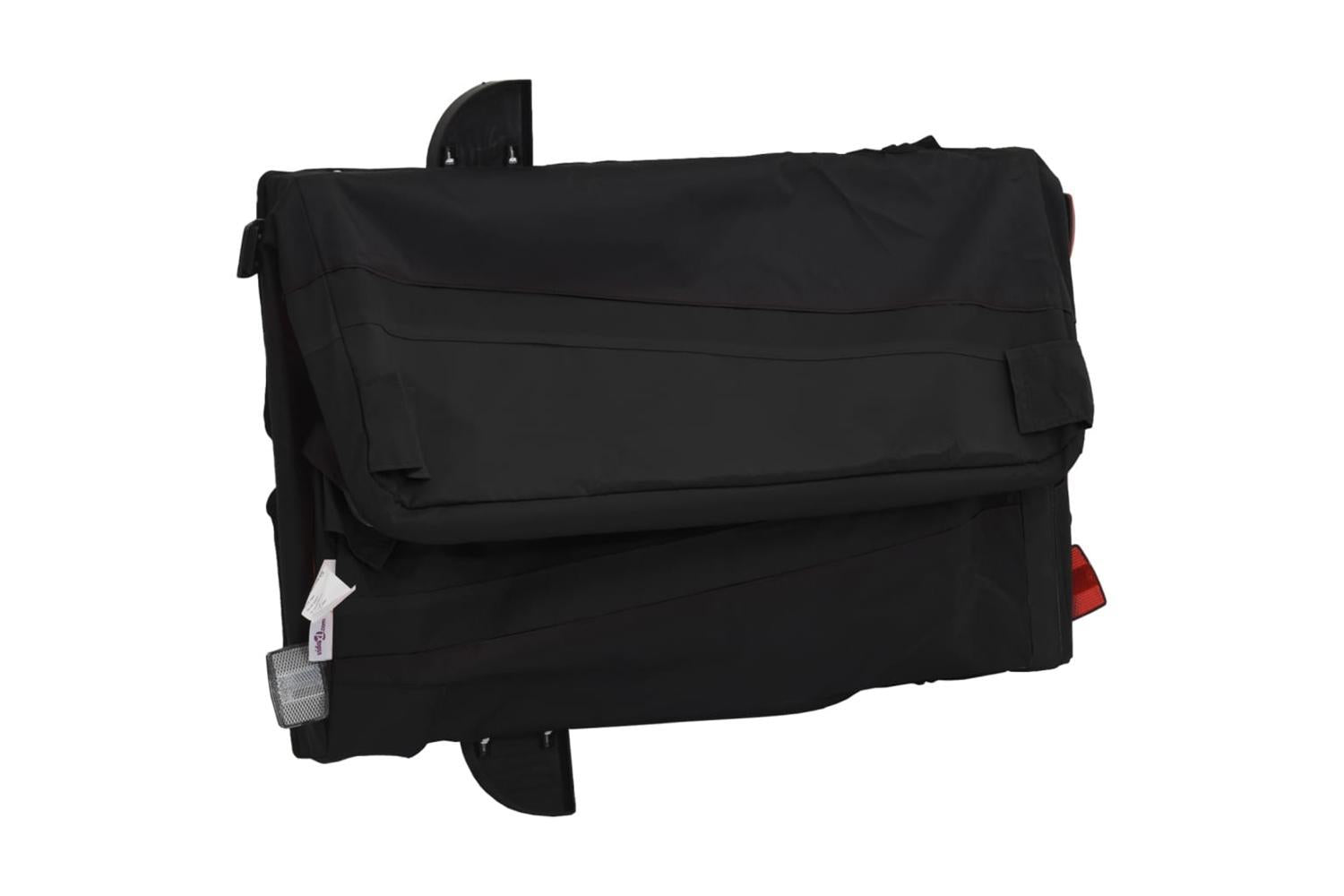 Vidaxl Bike Trailer Black 45 Kg Iron-9