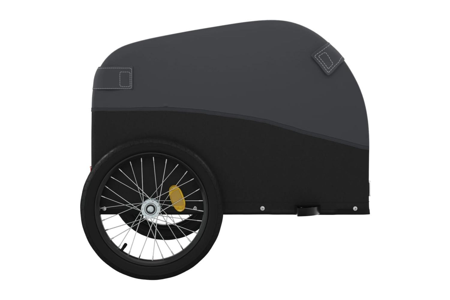 Vidaxl Bike Trailer Black 45 Kg Iron-7