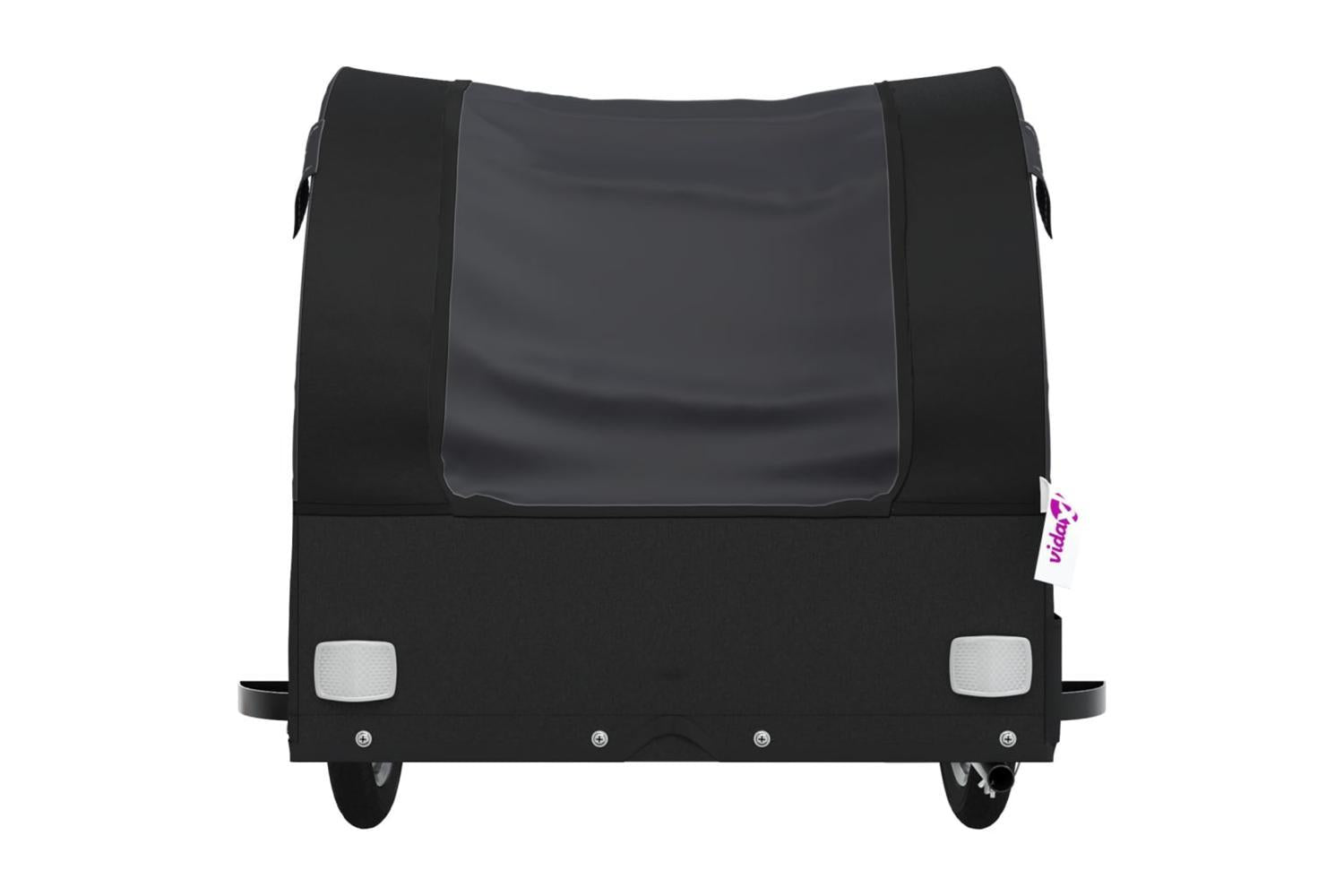 Vidaxl Bike Trailer Black 30 Kg Iron-6