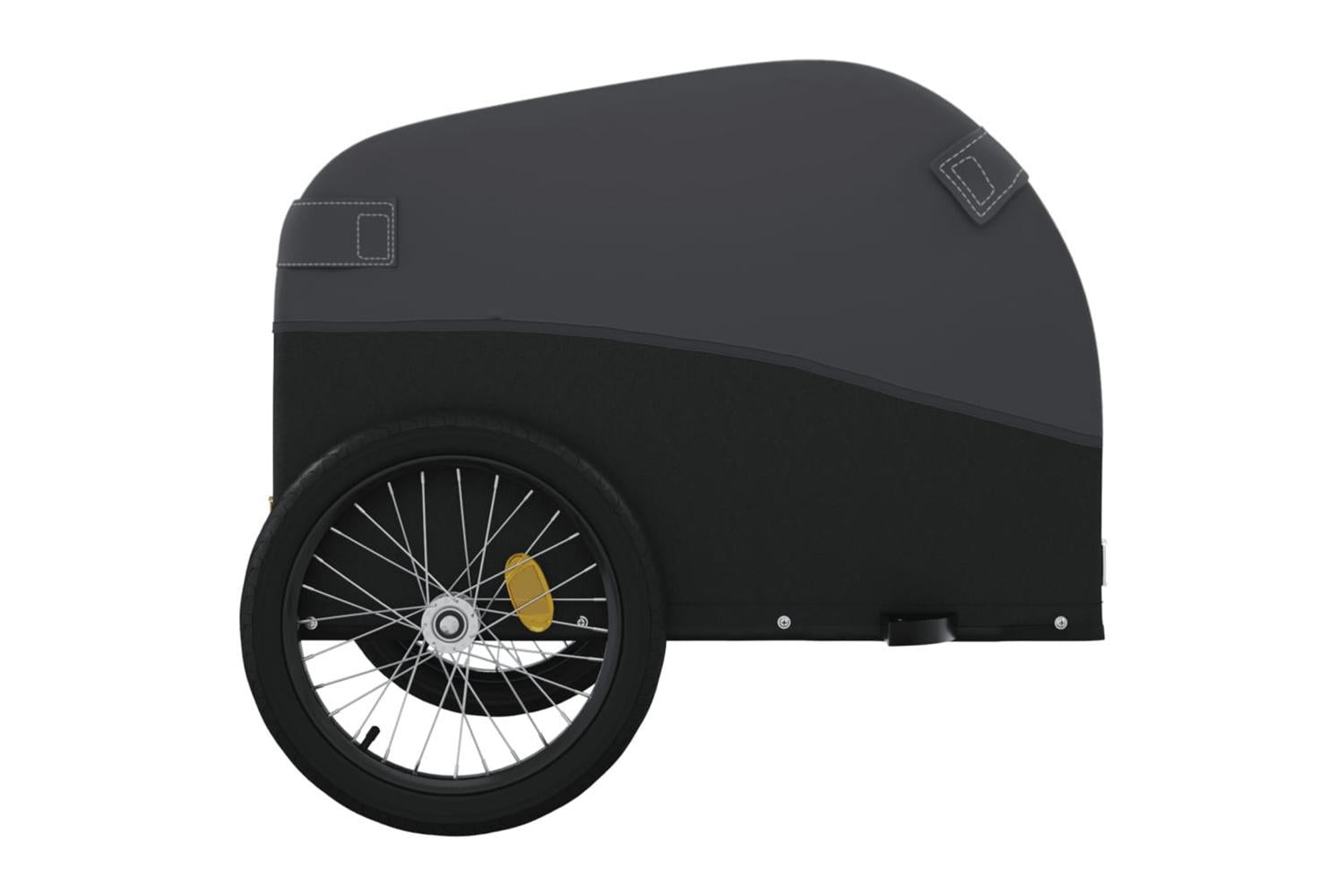 Vidaxl Bike Trailer Black 30 Kg Iron-7