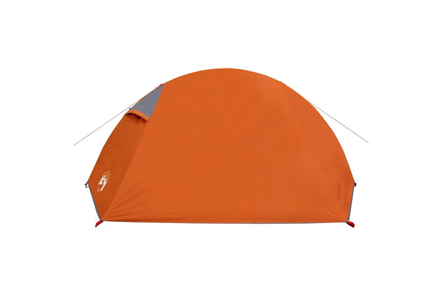 Vidaxl Camping Tent Dome 2-person Grey And Orange Waterproof-7