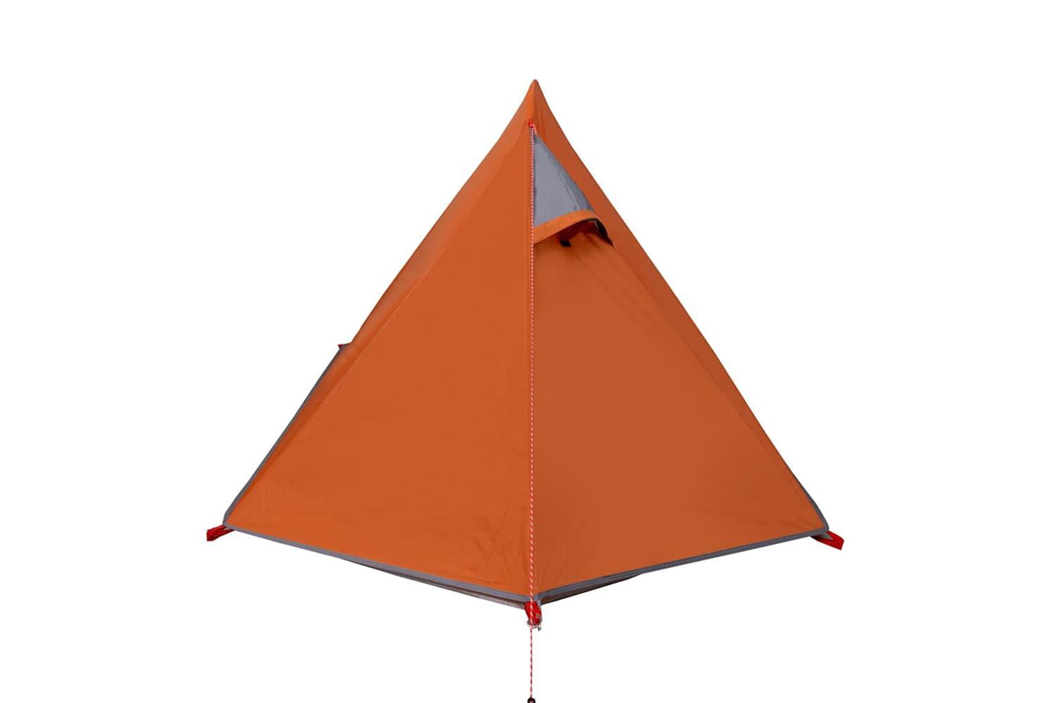 Vidaxl Camping Tent Dome 2-person Grey And Orange Waterproof-8