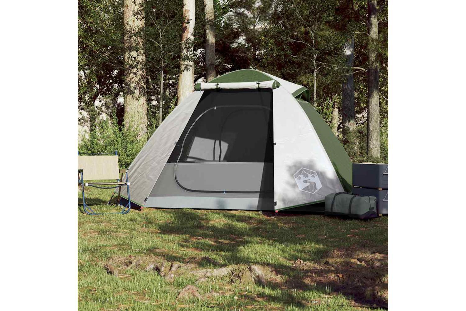 Vidaxl Camping Tent Dome 2-person Green Waterproof-3