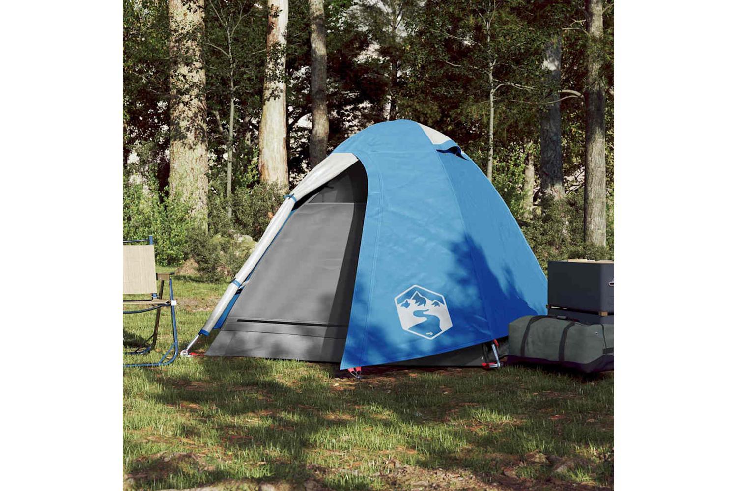 Vidaxl Camping Tent Dome 2-person Blue Waterproof-3