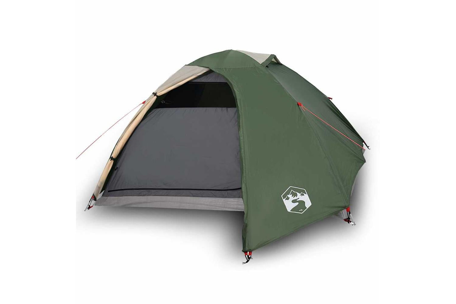 Vidaxl Camping Tent Dome 4-person Green Waterproof-2