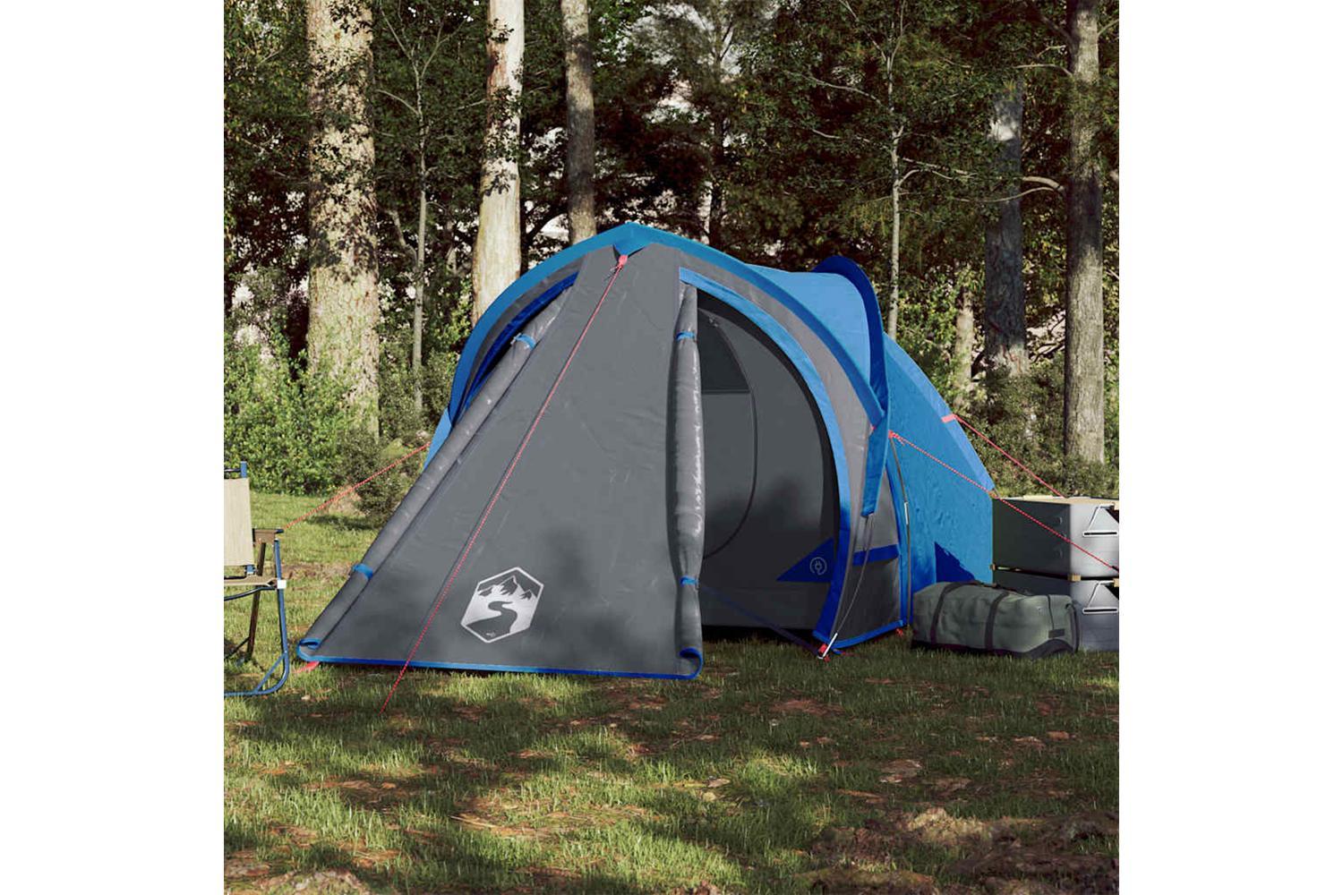 Vidaxl Camping Tent Dome 2-person Blue Waterproof-3