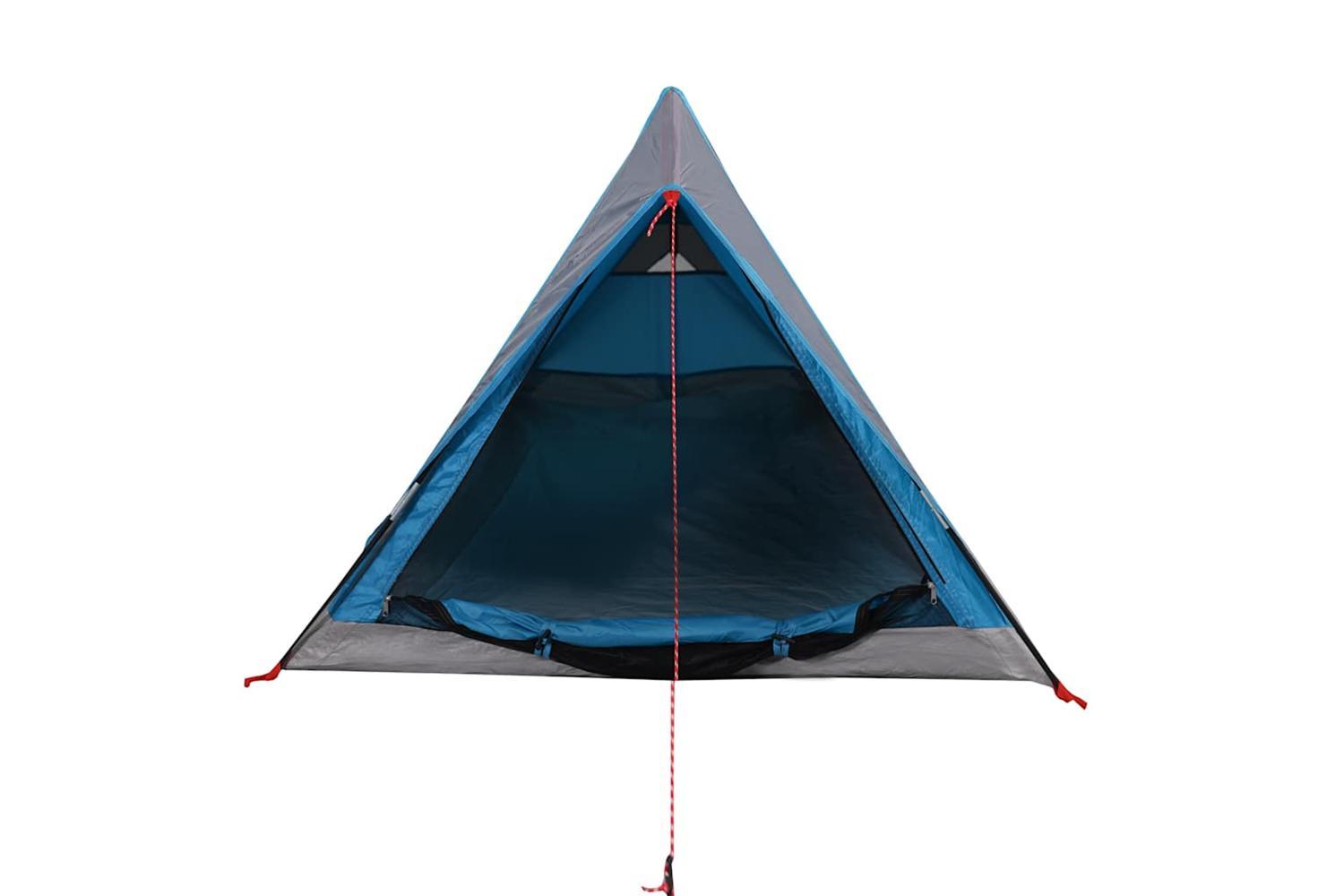 Vidaxl Camping Tent 2-person Blue Waterproof-5