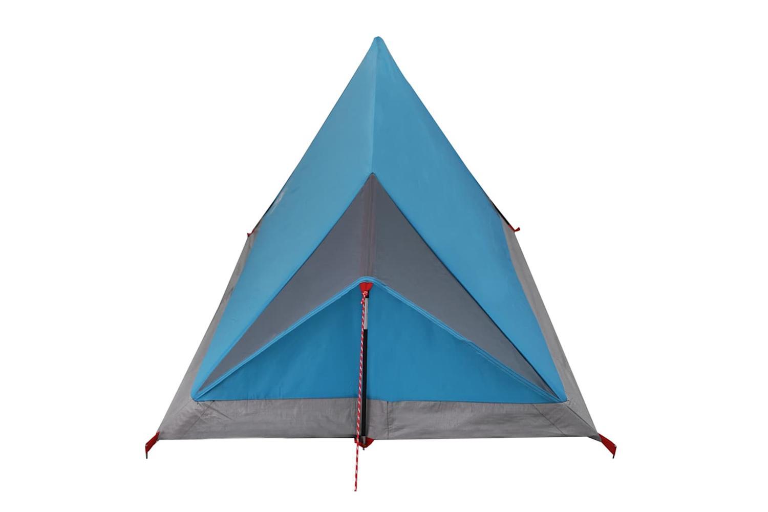 Vidaxl Camping Tent 2-person Blue Waterproof-8