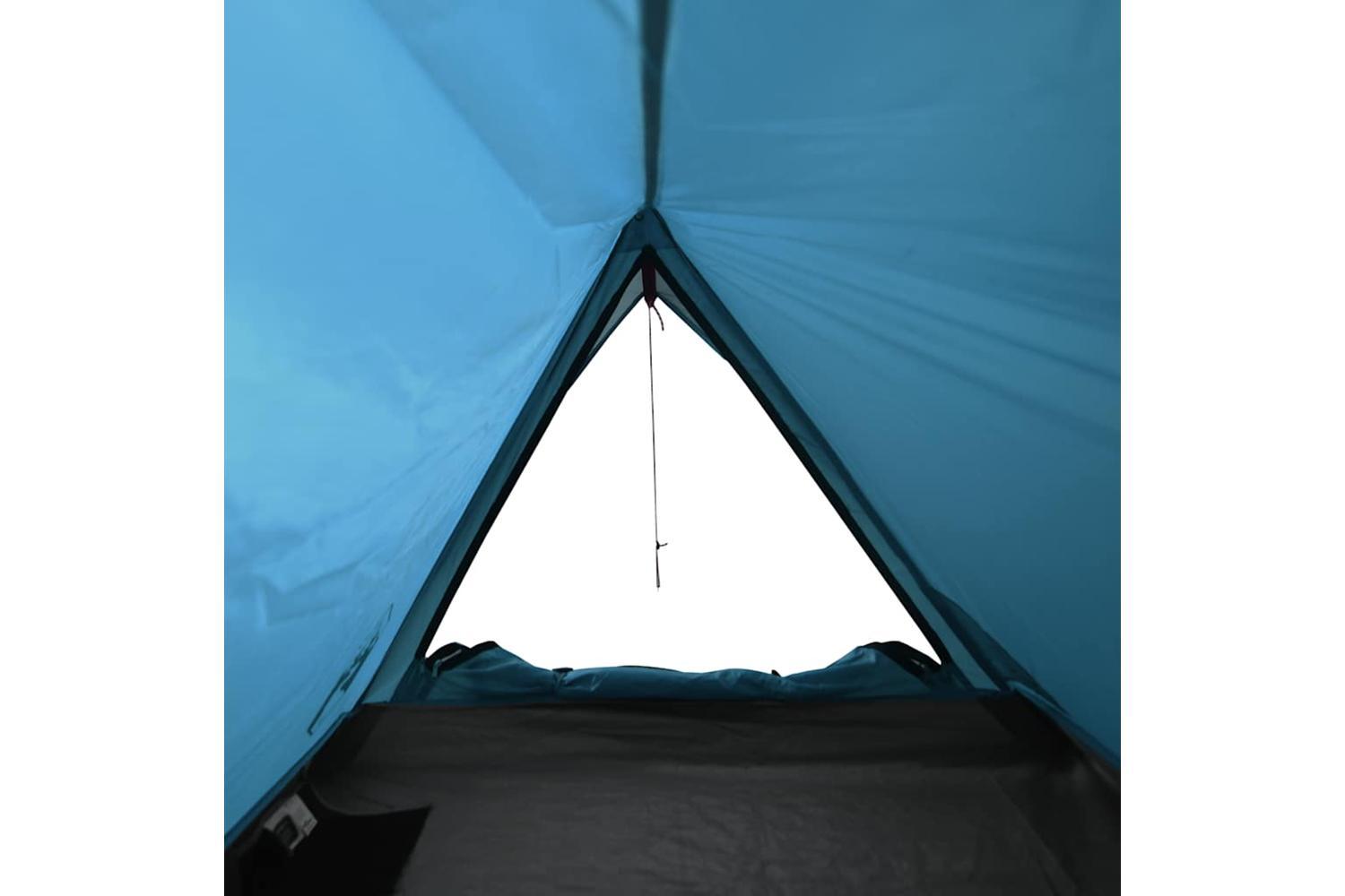Vidaxl Camping Tent 2-person Blue Waterproof-9