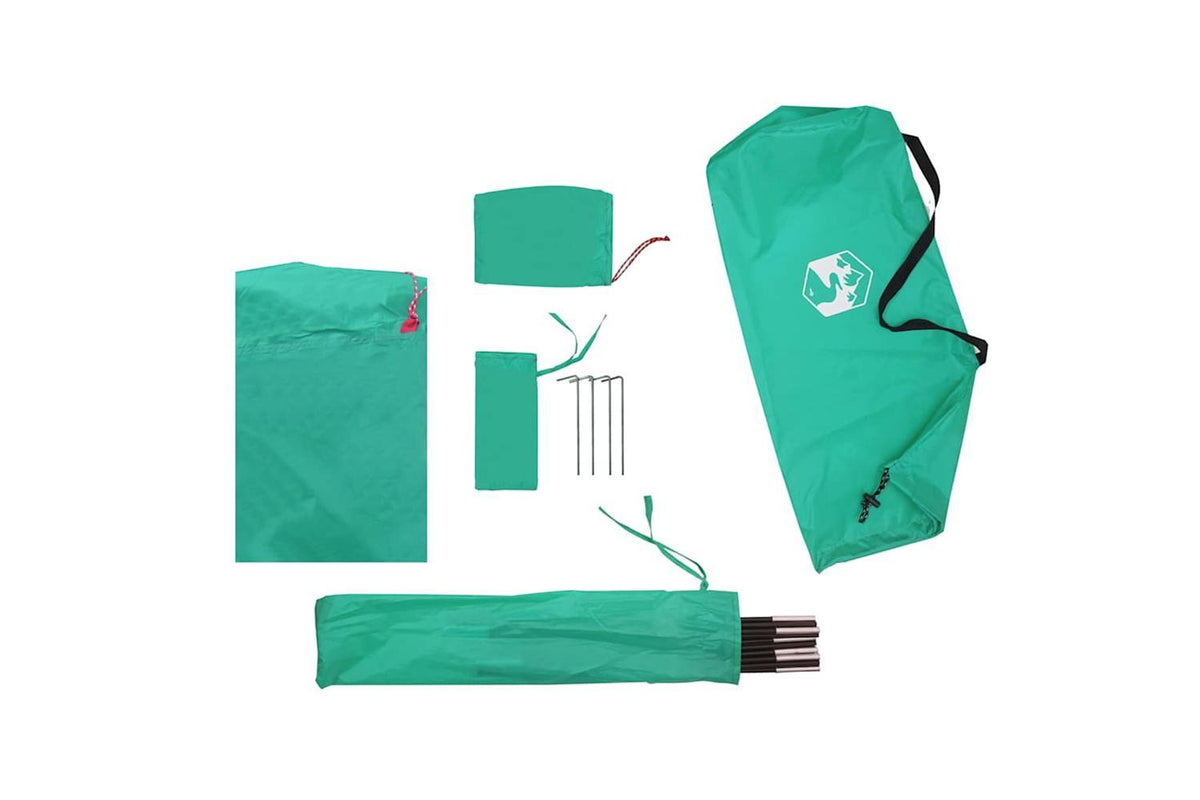 Vidaxl Beach Tent Sea Green 274x178x170/148 Cm 185t Polyester-10