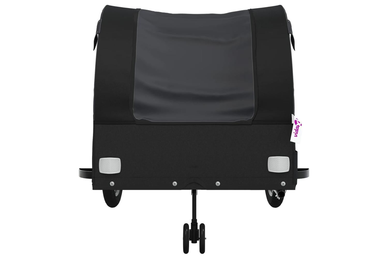 Vidaxl Bike Trailer Black 45 Kg Iron-6