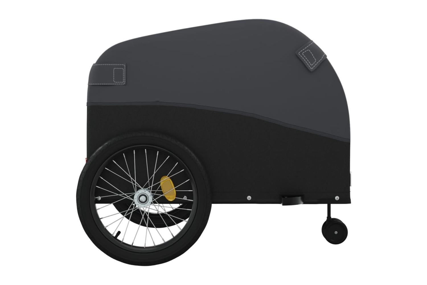 Vidaxl Bike Trailer Black 45 Kg Iron-7