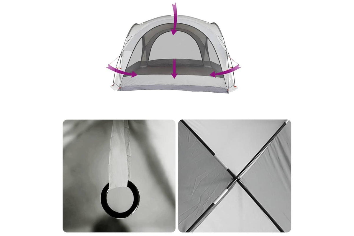 Vidaxl Party Tent White Waterproof-9