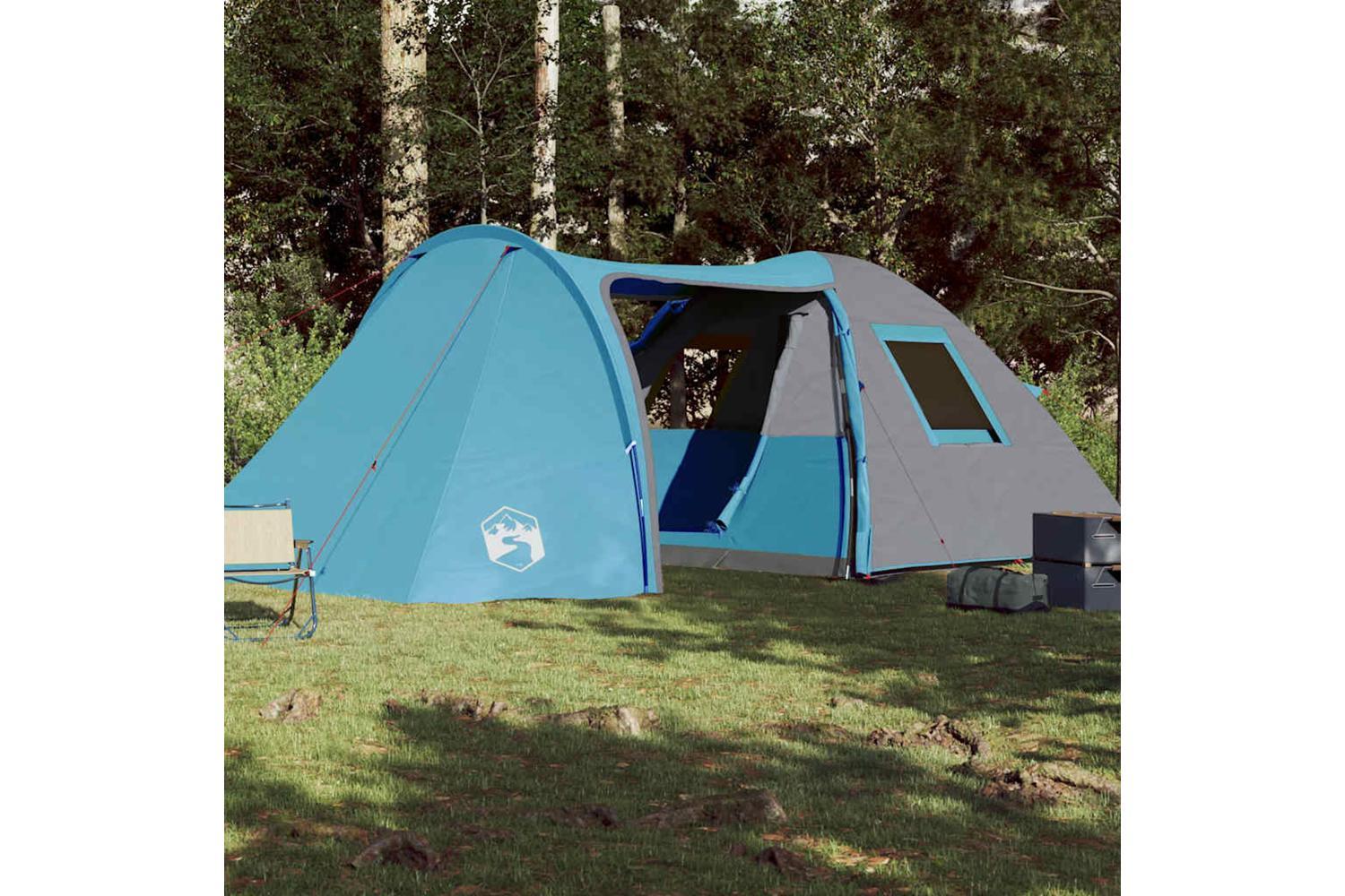 Vidaxl Family Tent Dome 6-person Blue Waterproof-3