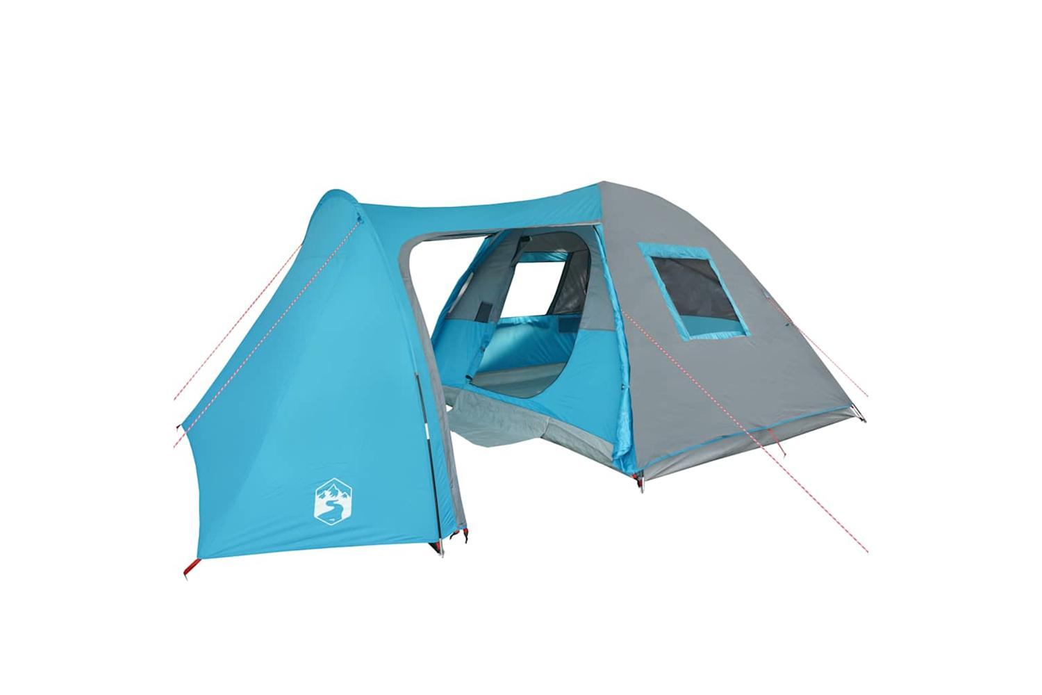 Vidaxl Family Tent Dome 6-person Blue Waterproof-4