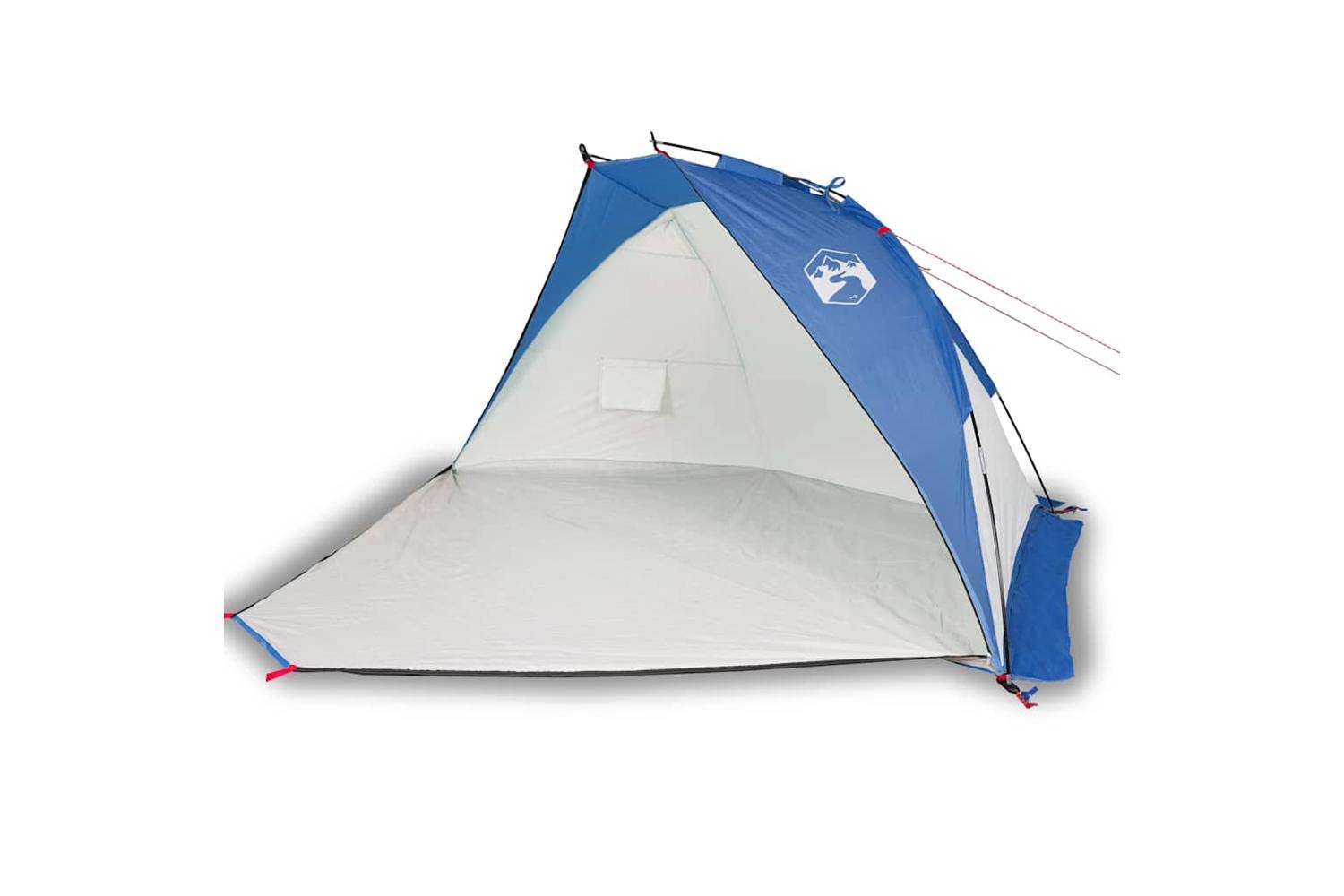 Vidaxl Beach Tent Azure Blue 268x223x125 Cm 185t Polyester-2
