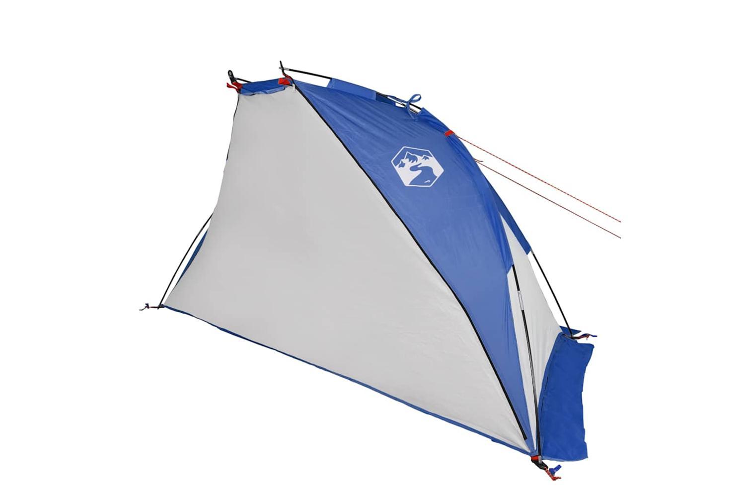 Vidaxl Beach Tent Azure Blue 268x223x125 Cm 185t Polyester-5
