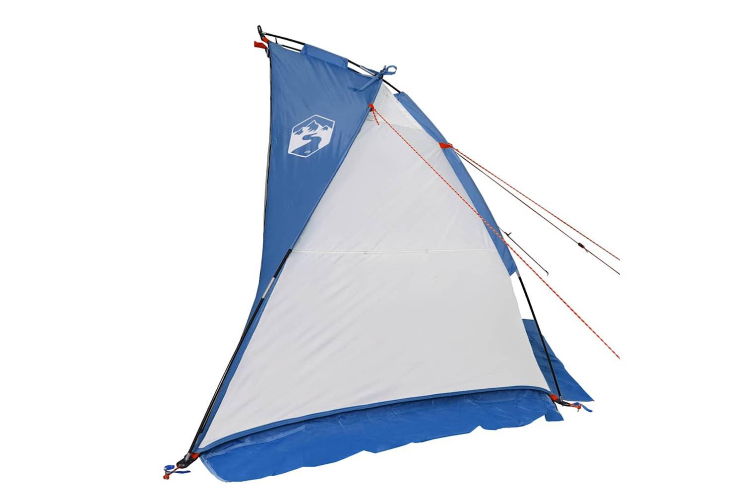 Vidaxl Beach Tent Azure Blue 268x223x125 Cm 185t Polyester-8
