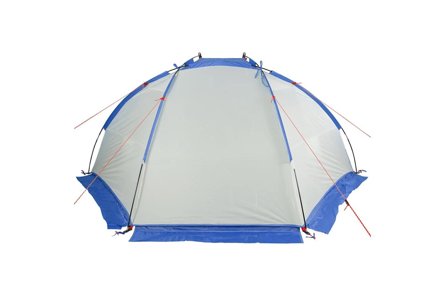 Vidaxl Beach Tent Azure Blue 268x223x125 Cm 185t Polyester-9