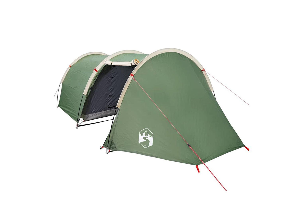 Vidaxl Camping Tent Tunnel 4-person Green Waterproof-4