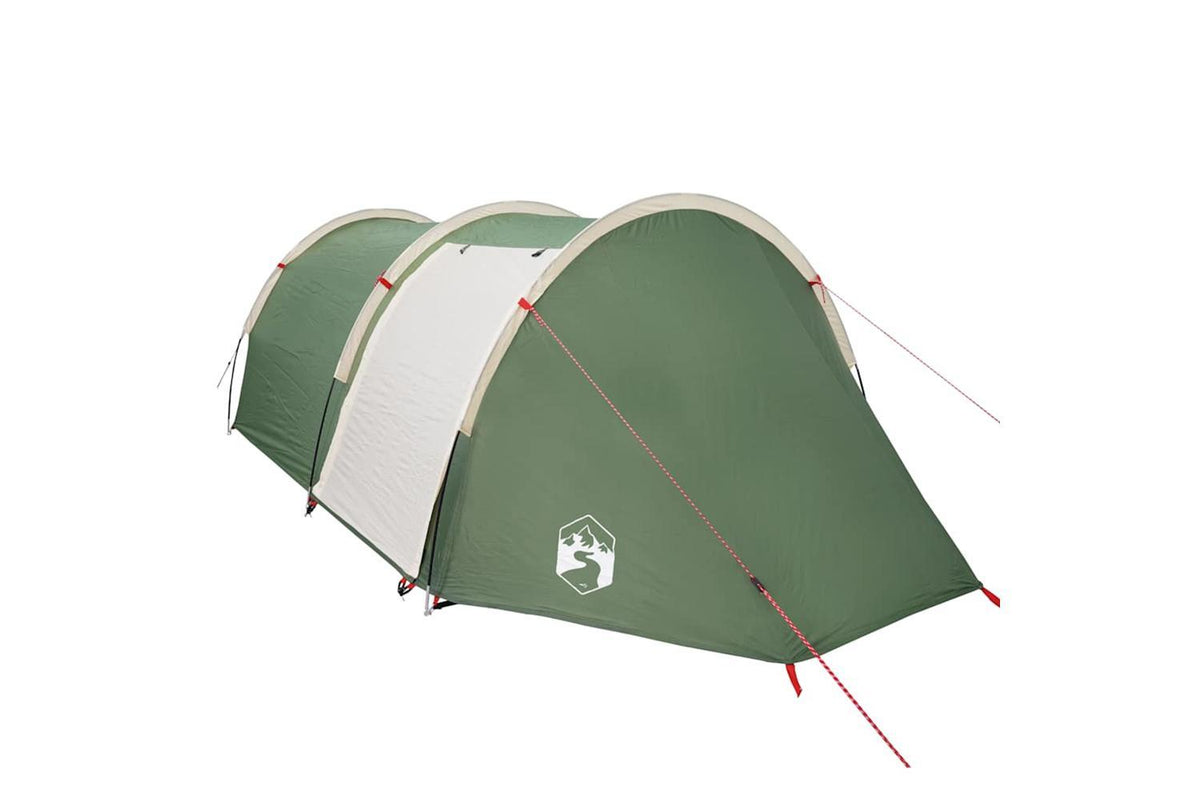 Vidaxl Camping Tent Tunnel 4-person Green Waterproof-5