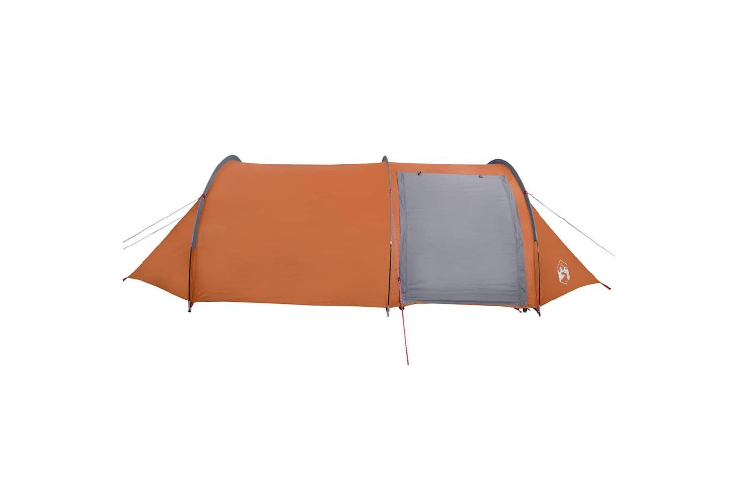 Vidaxl Camping Tent Tunnel 4-person Orange Waterproof-7