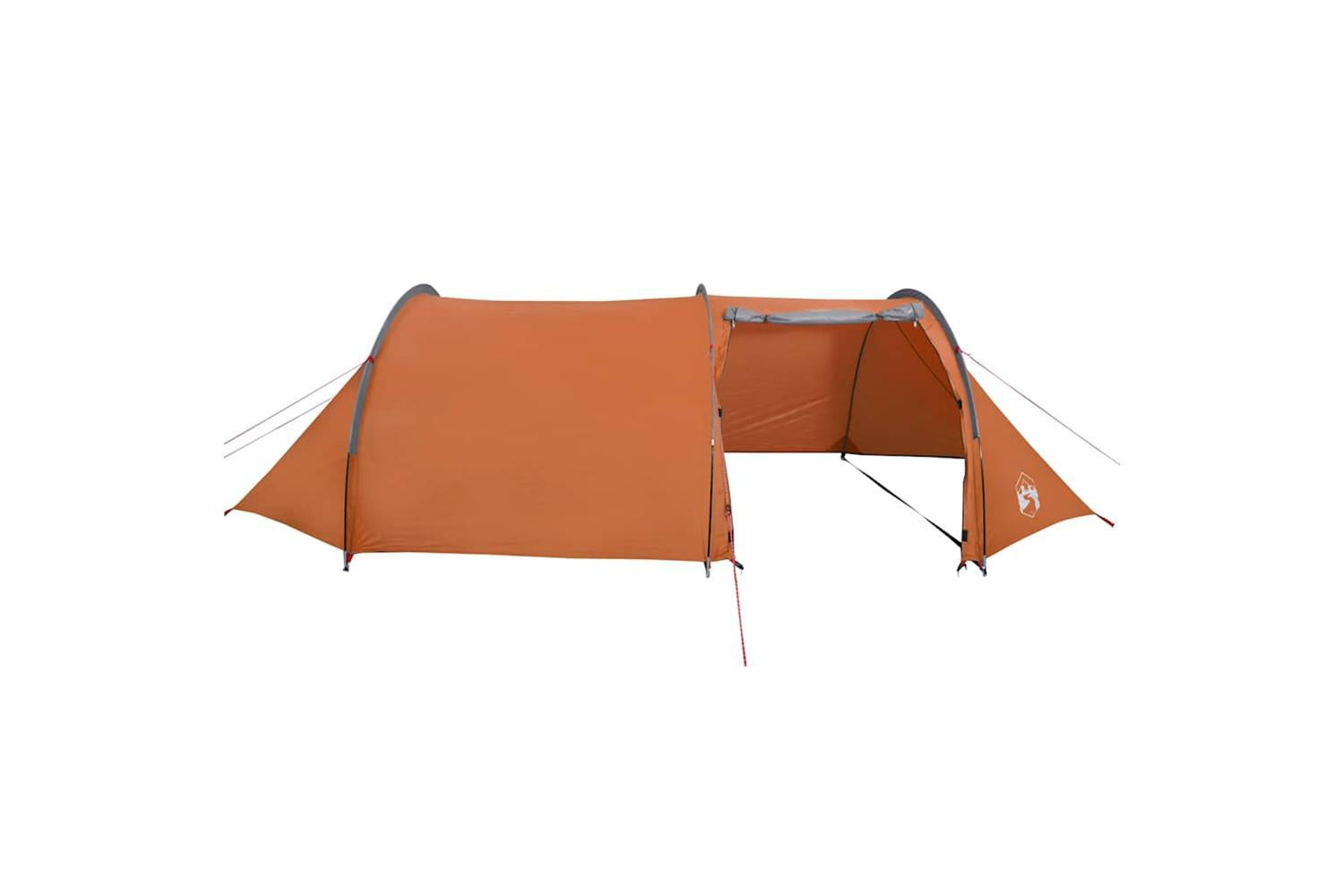 Vidaxl Camping Tent Tunnel 4-person Orange Waterproof-8