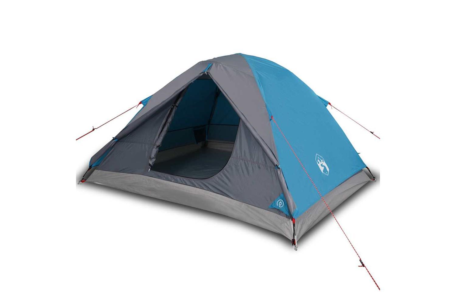 Vidaxl Camping Tent Dome 3-person Blue Waterproof-2