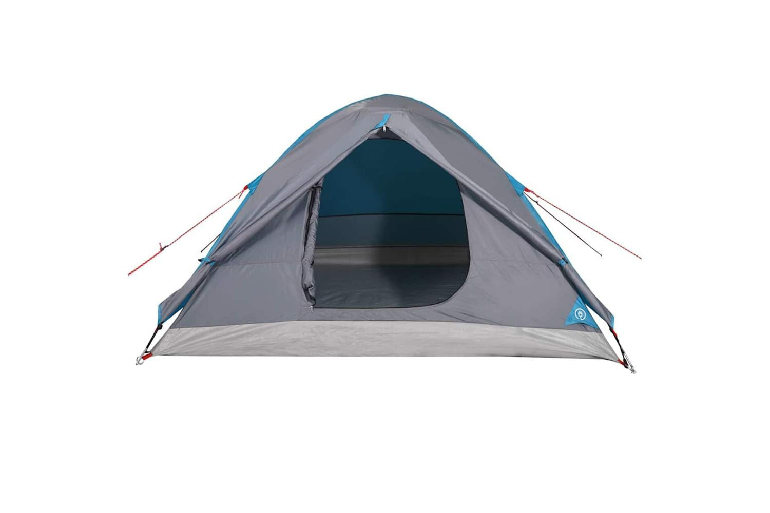 Vidaxl Camping Tent Dome 3-person Blue Waterproof-8