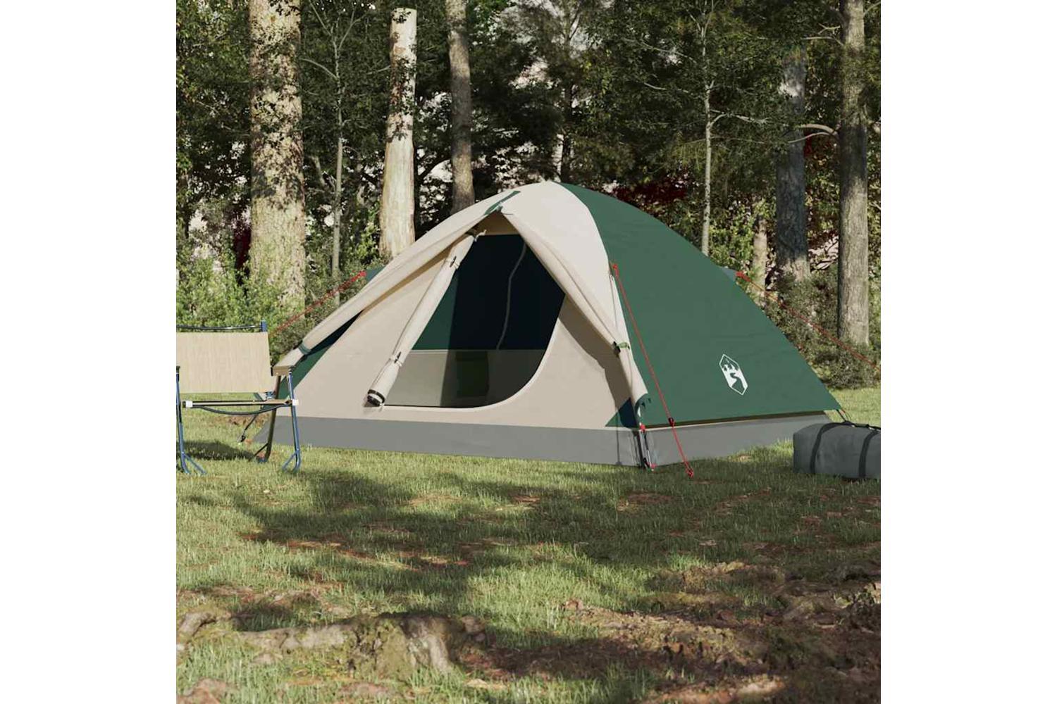 Vidaxl Camping Tent Dome 6-person Green Waterproof-3