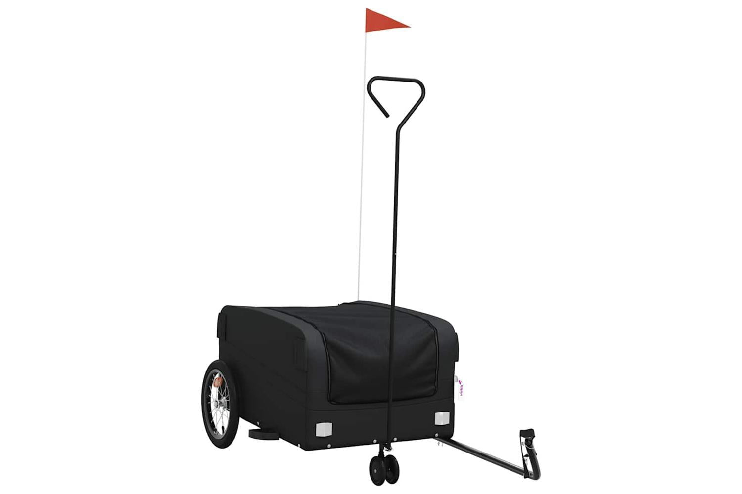 Vidaxl Bike Trailer Black 45 Kg Iron-2