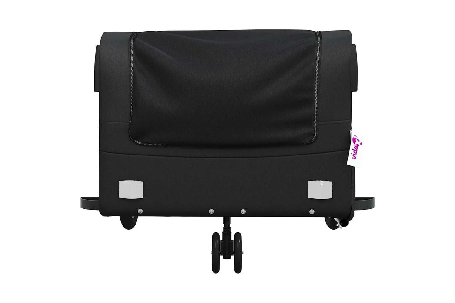 Vidaxl Bike Trailer Black 45 Kg Iron-6