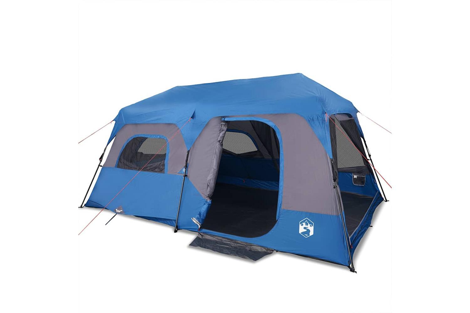 Vidaxl Family Tent 9-person Blue Quick Release Waterproof