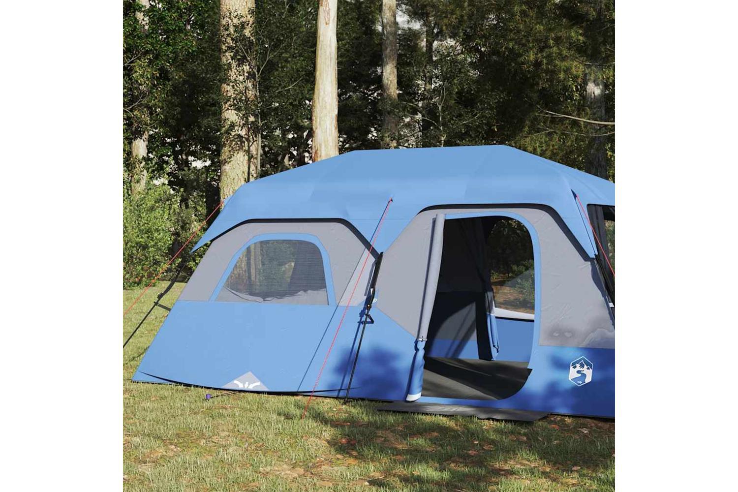 Vidaxl Family Tent 9-person Blue Quick Release Waterproof-4