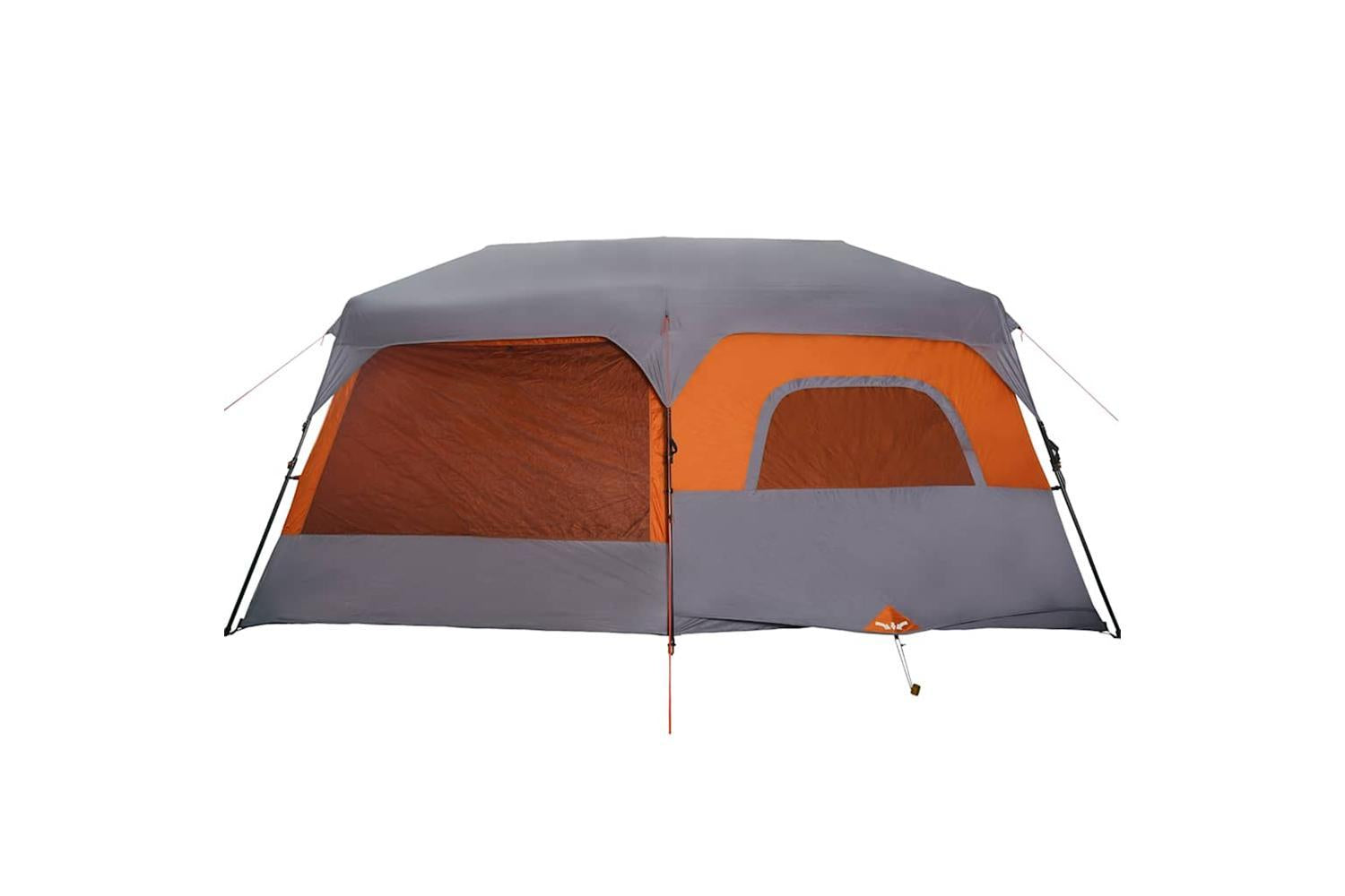 Vidaxl Family Tent 9-person Grey And Orange Quick Release Waterproof-9