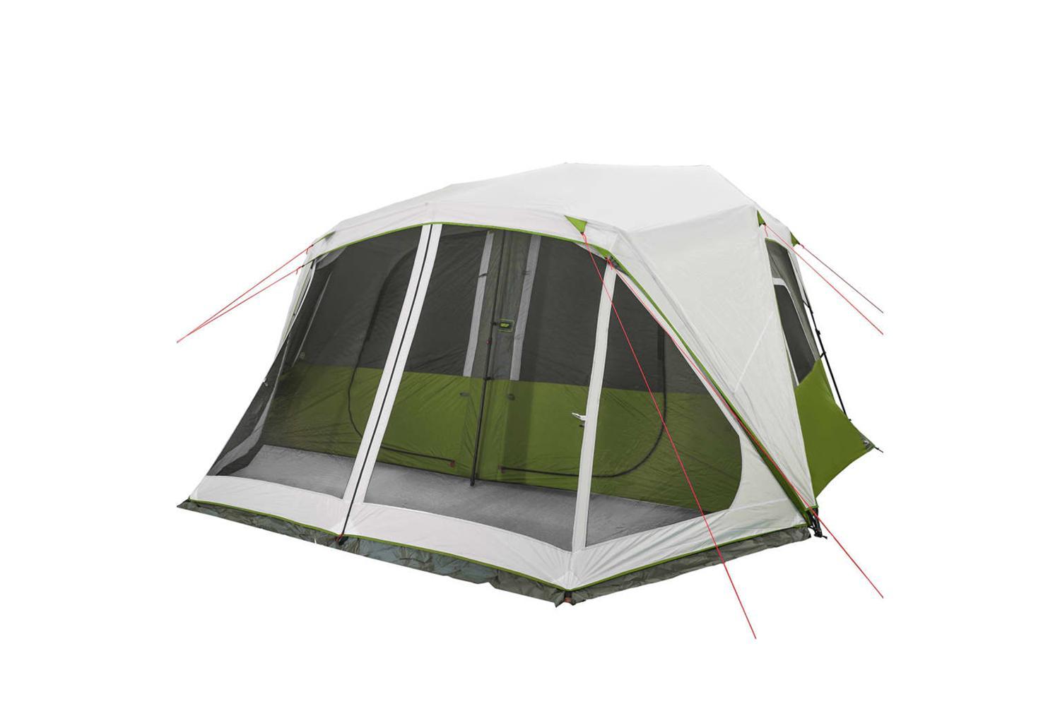 Vidaxl Family Tent With Led 10-person Light Green Quick Release-6