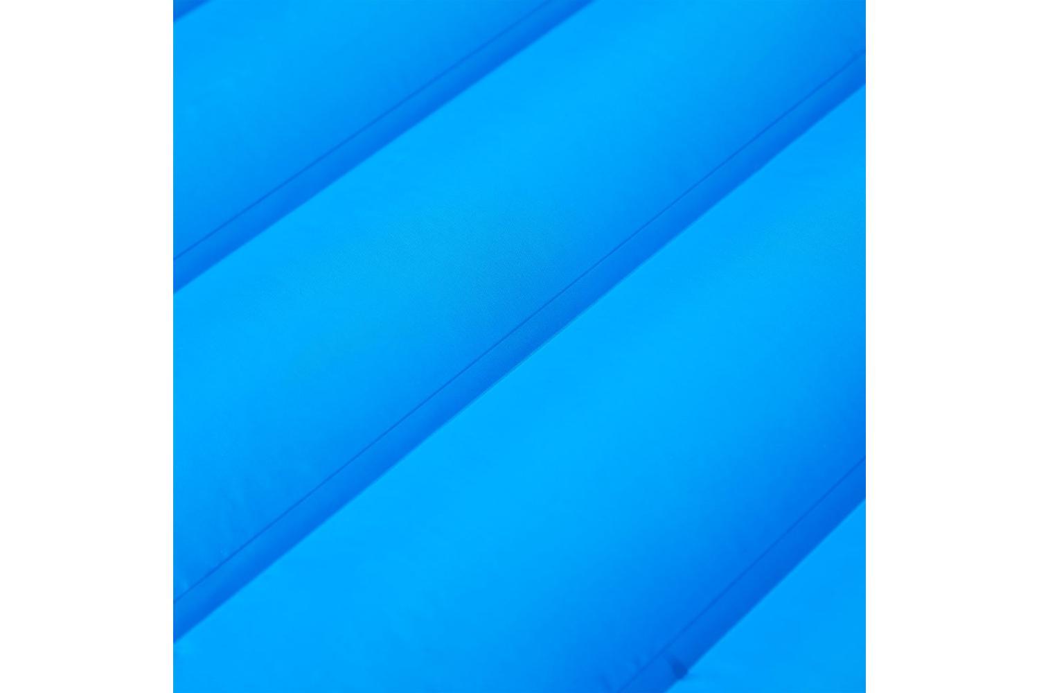 Vidaxl Self Inflating Camping Mattress With Pillow 1-person Blue-3