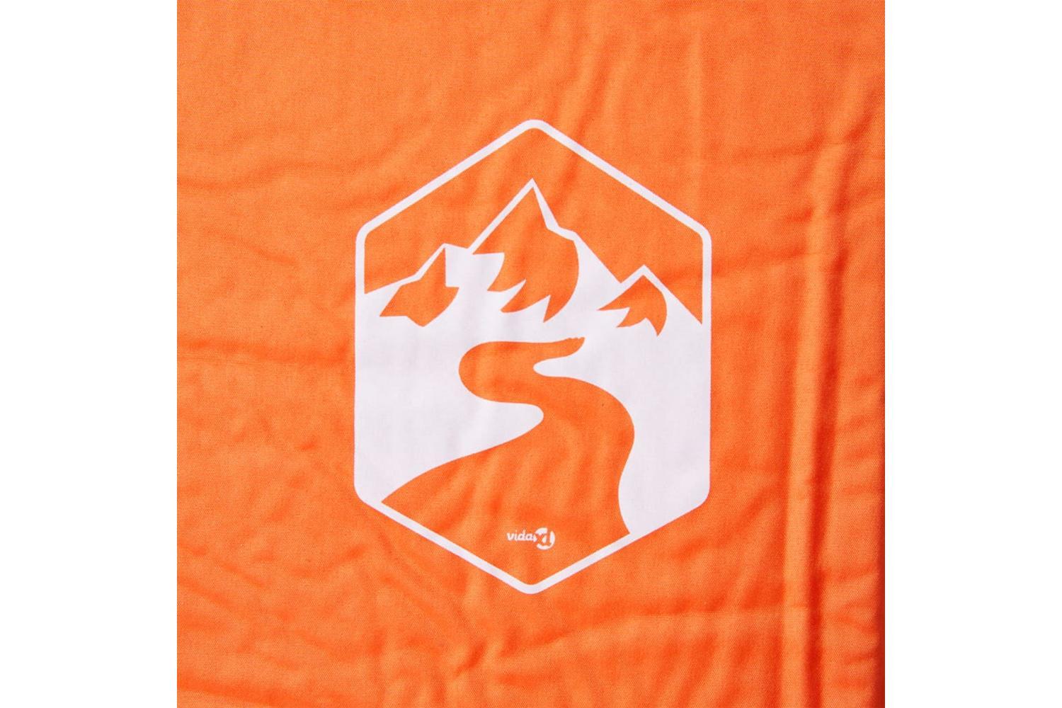 Vidaxl Self Inflating Camping Mattress With Pillow 1-person Orange-3