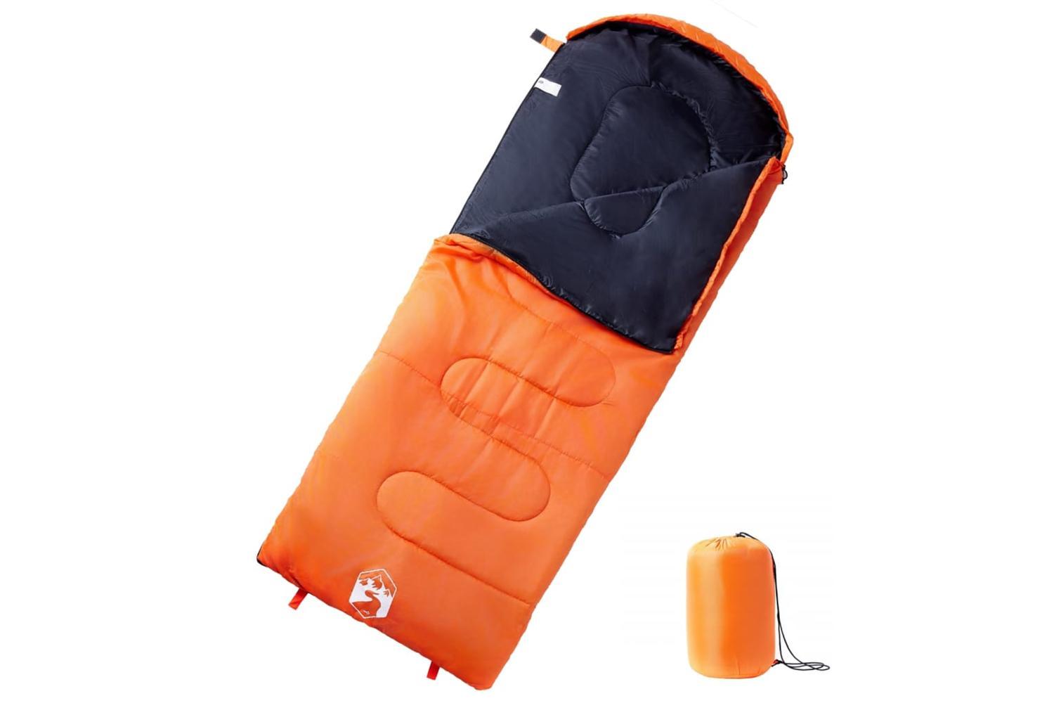 Vidaxl Sleeping Bag For Adults Camping 3-4 Seasons