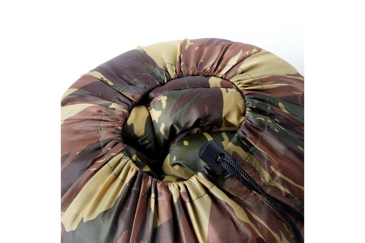 Vidaxl Mummy Sleeping Bag For Adults Camping 3 Seasons-4