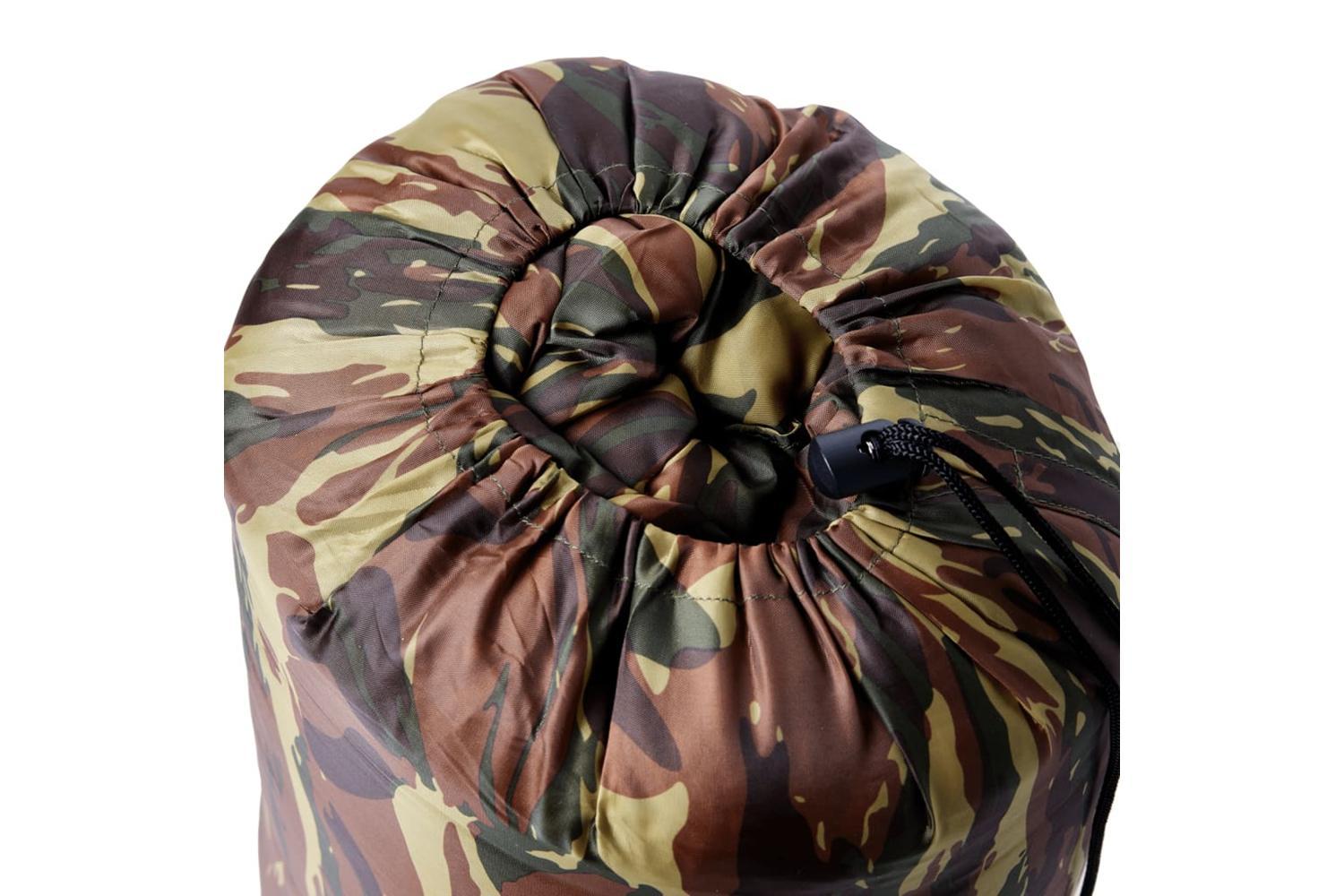 Vidaxl Mummy Sleeping Bag For Adults Camping 3 Seasons-3