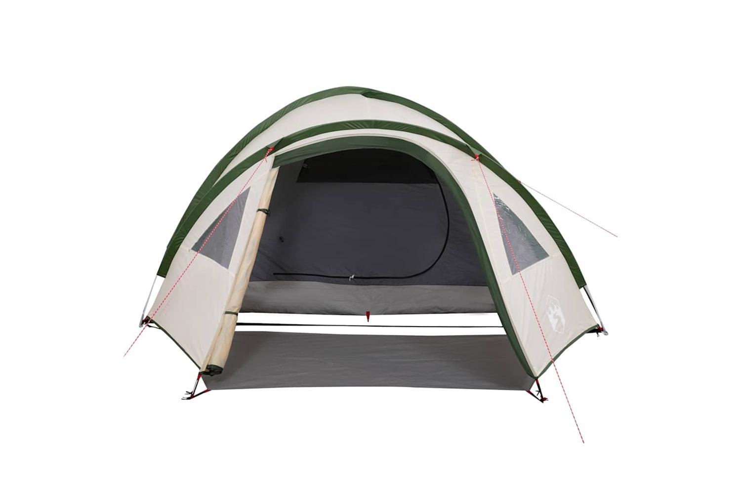 Vidaxl Camping Tent Dome 4-person Green Waterproof-5