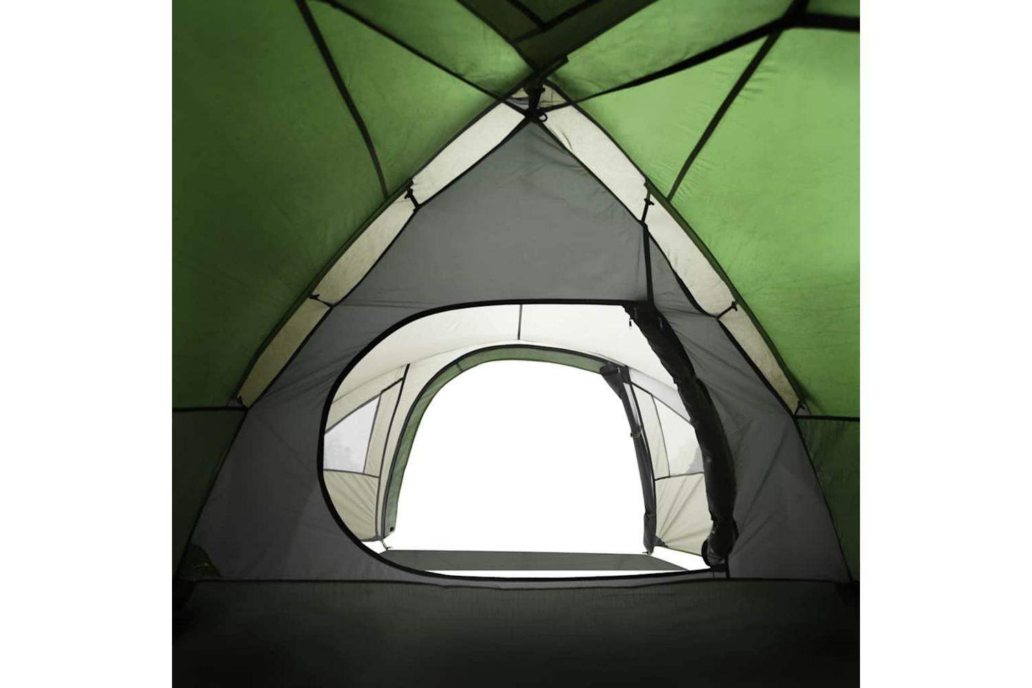 Vidaxl Camping Tent Dome 4-person Green Waterproof-9