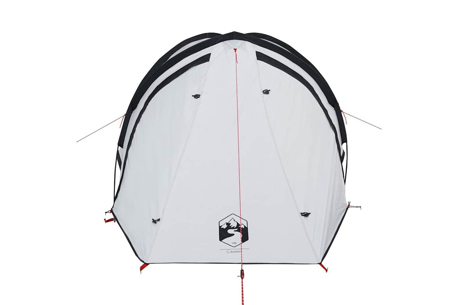 Vidaxl Camping Tent Dome 2-person White Blackout Fabric Waterproof-6