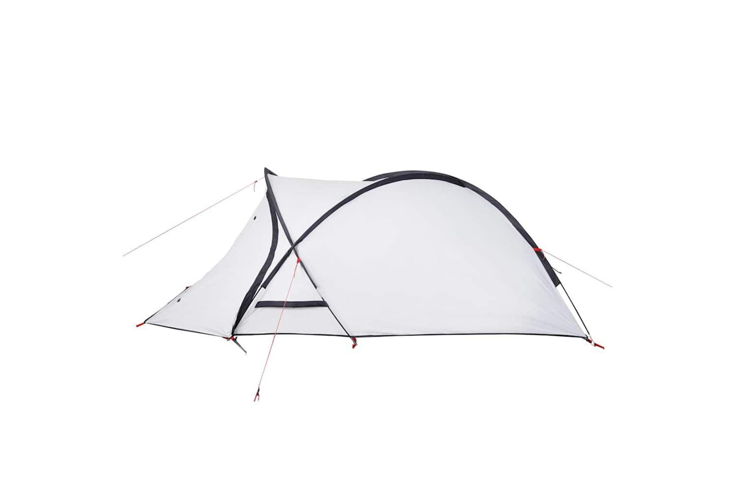 Vidaxl Camping Tent Dome 2-person White Blackout Fabric Waterproof-7