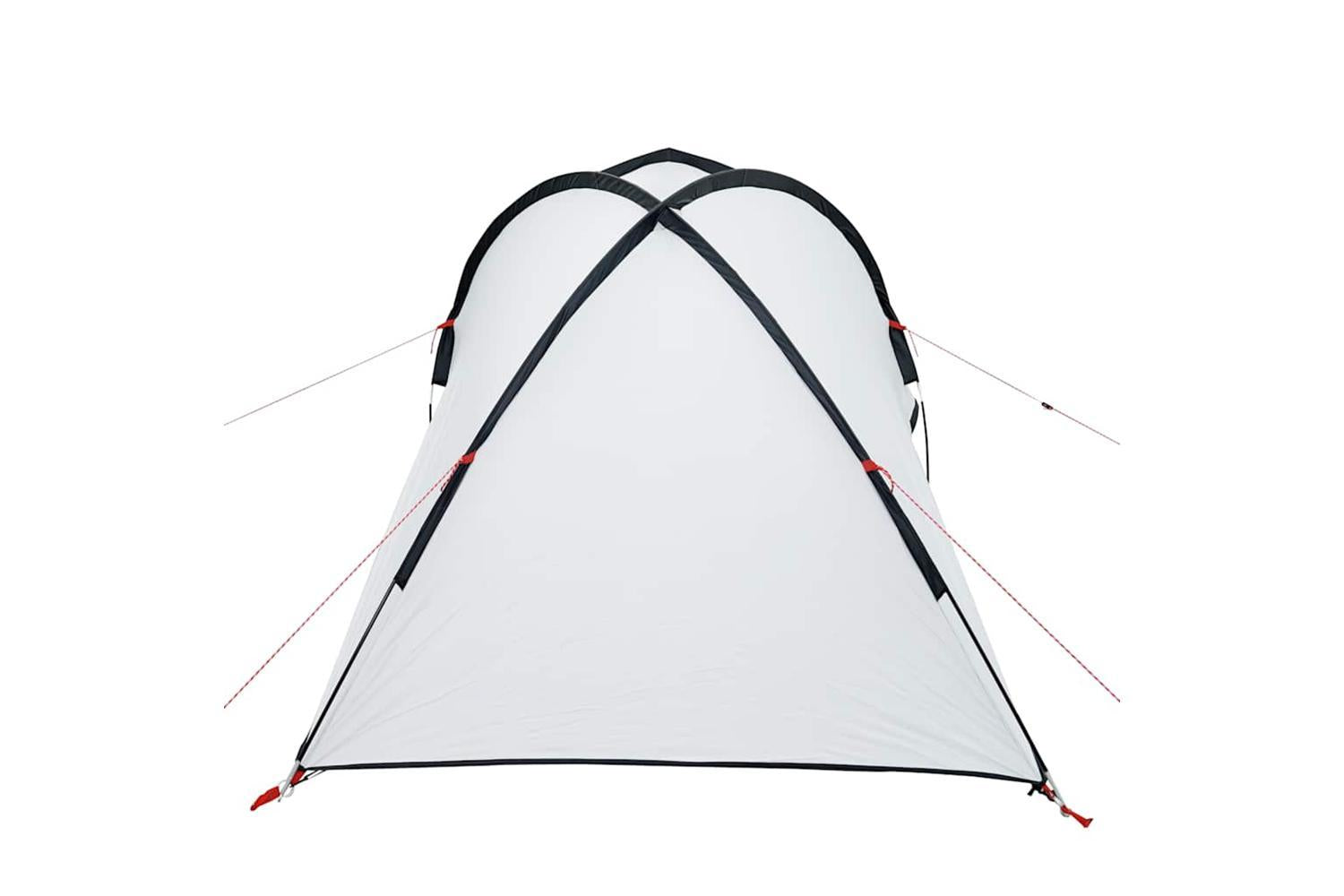 Vidaxl Camping Tent Dome 2-person White Blackout Fabric Waterproof-8