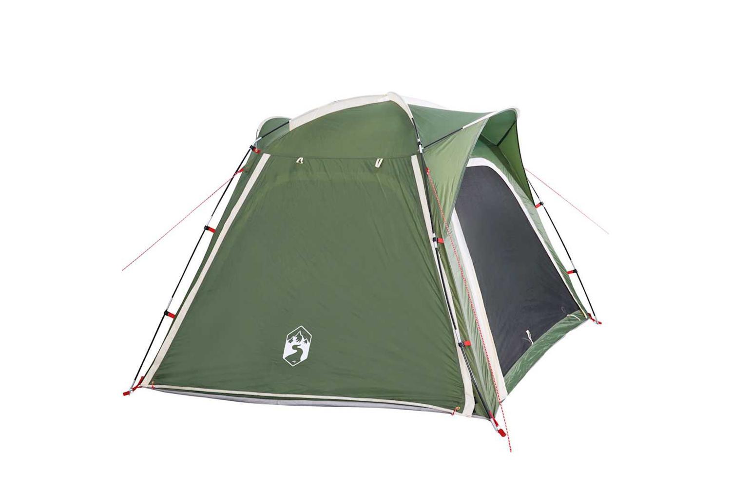 Vidaxl Camping Tent 4-person Green Quick Release Waterproof-6