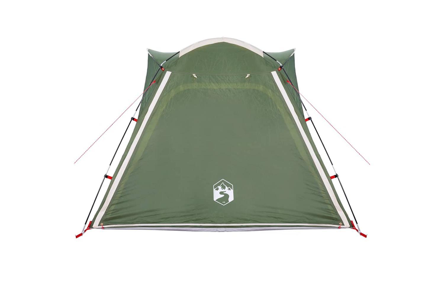 Vidaxl Camping Tent 4-person Green Quick Release Waterproof-7