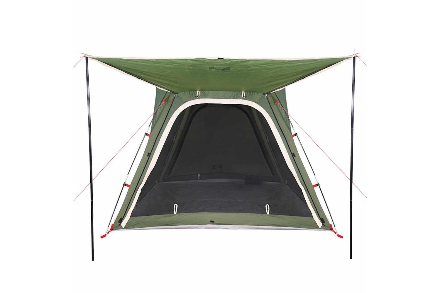 Vidaxl Camping Tent 4-person Green Quick Release Waterproof-8
