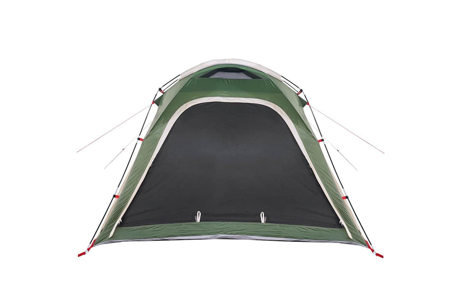 Vidaxl Camping Tent 4-person Green Quick Release Waterproof-9